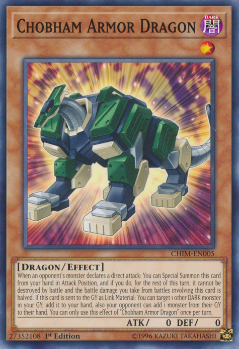 Chobham Armor Dragon [CHIM-EN005] Common Yu-Gi-Oh!