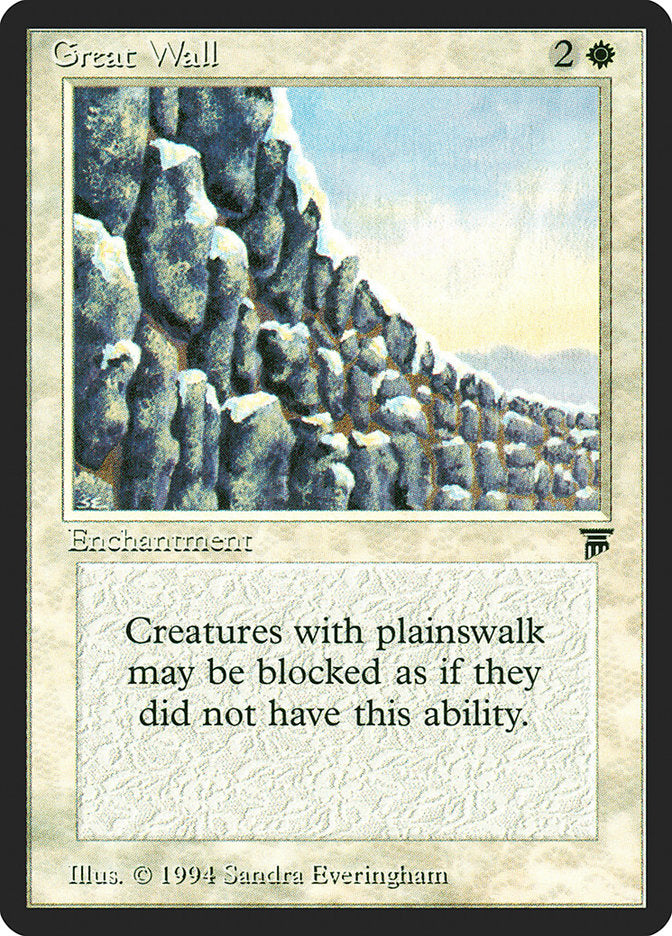 Great Wall [Legends] Magic: The Gathering