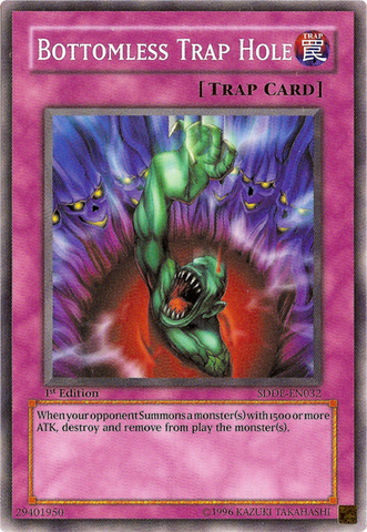 Bottomless Trap Hole [SDDE-EN032] Common Yu-Gi-Oh!