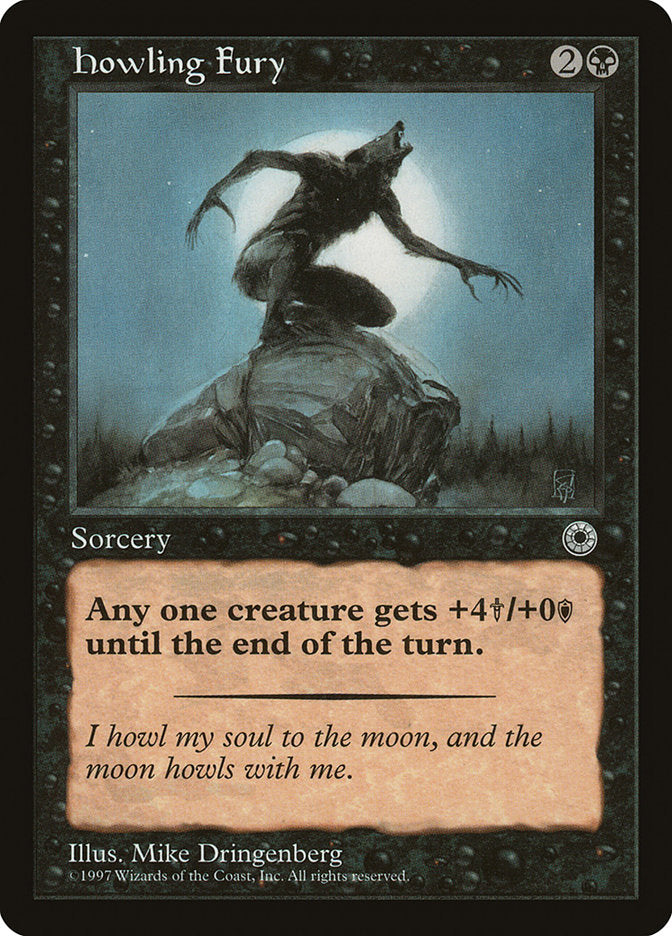 Howling Fury [Portal] Magic: The Gathering