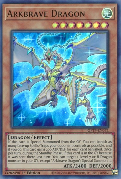 Arkbrave Dragon [GFTP-EN072] Ultra Rare Yu-Gi-Oh!