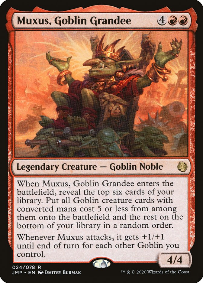 Muxus, Goblin Grandee [Jumpstart] Magic: The Gathering