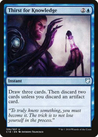 Thirst for Knowledge [Commander 2018] Magic: The Gathering