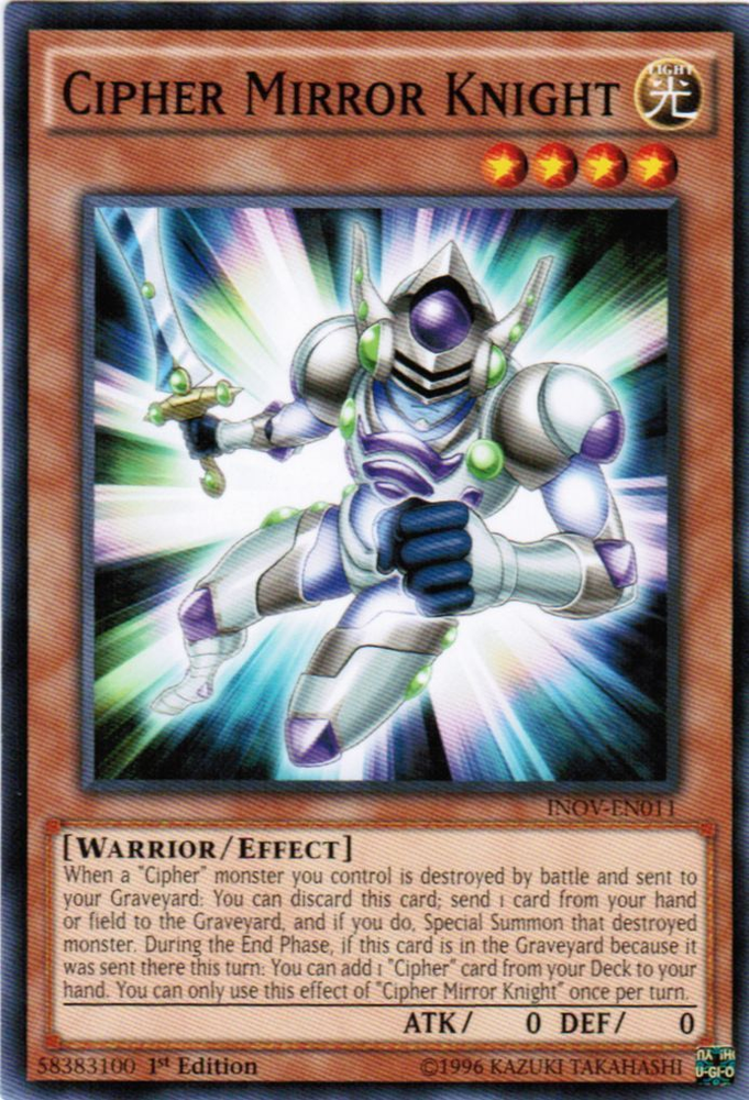 Cipher Mirror Knight [INOV-EN011] Common Yu-Gi-Oh!