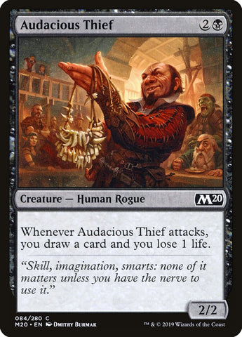 Audacious Thief [Core Set 2020] Magic: The Gathering