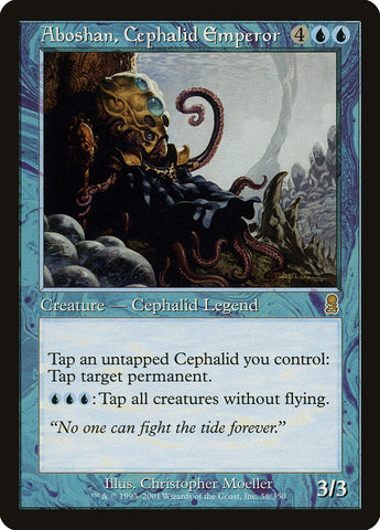 Aboshan, Cephalid Emperor [Odyssey] Magic: The Gathering