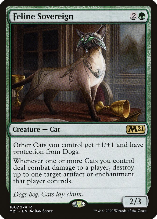 Feline Sovereign [Core Set 2021] Magic: The Gathering