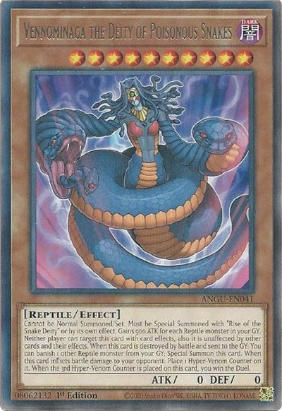 Vennominaga the Deity of Poisonous Snakes (Rare) [ANGU-EN041] Rare Yu-Gi-Oh!