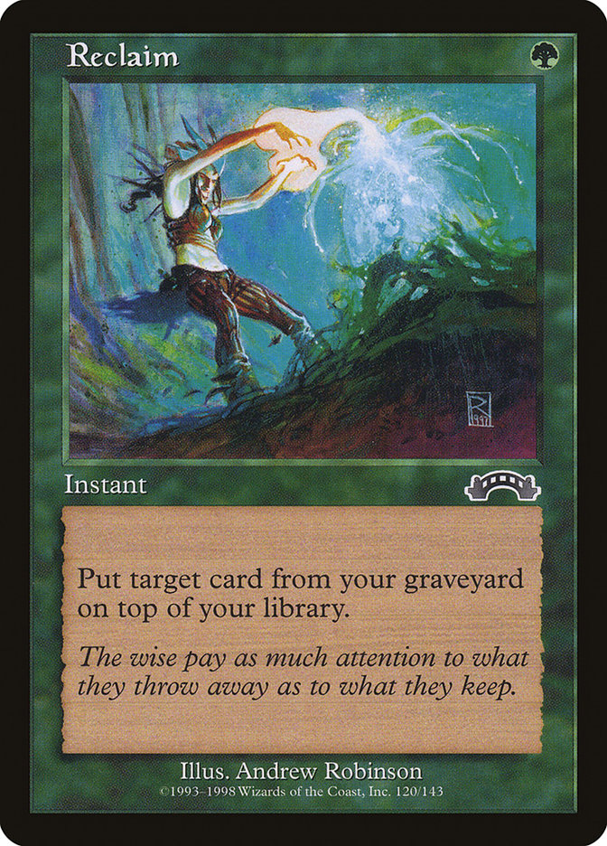 Reclaim [Exodus] Magic: The Gathering