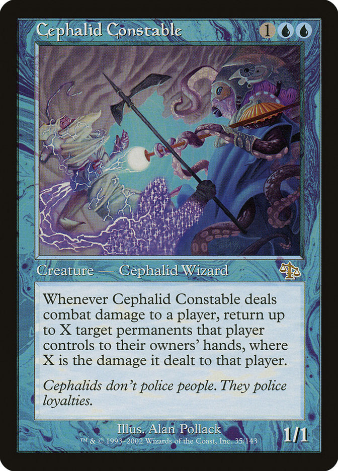 Cephalid Constable [Judgment] Magic: The Gathering