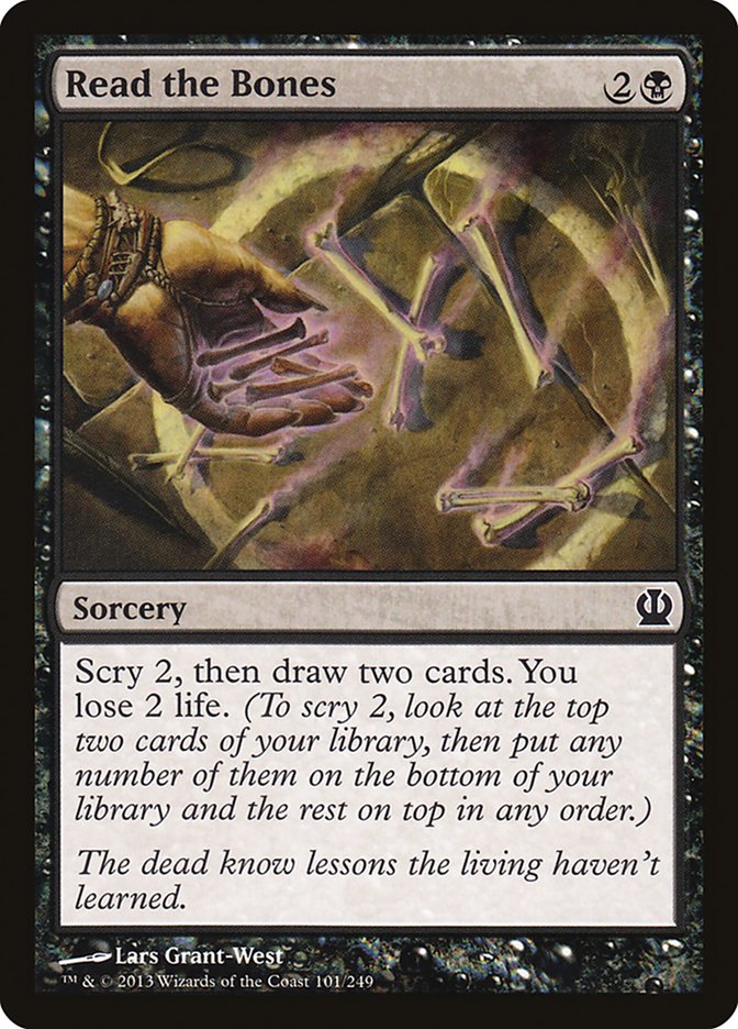 Read the Bones [Theros] Magic: The Gathering
