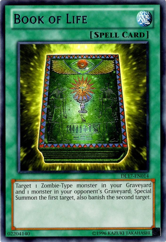 Book of Life (Blue) [DL17-EN014] Rare Yu-Gi-Oh!