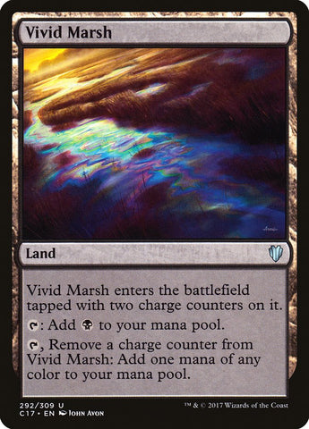 Vivid Marsh [Commander 2017] Magic: The Gathering