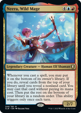 Neera, Wild Mage [Commander Legends: Battle for Baldur's Gate] Magic: The Gathering