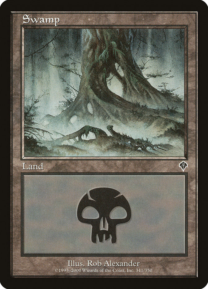 Swamp (341) [Invasion] Magic: The Gathering