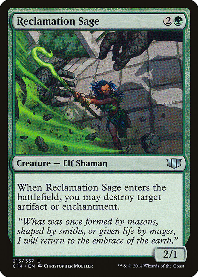 Reclamation Sage [Commander 2014] Magic: The Gathering
