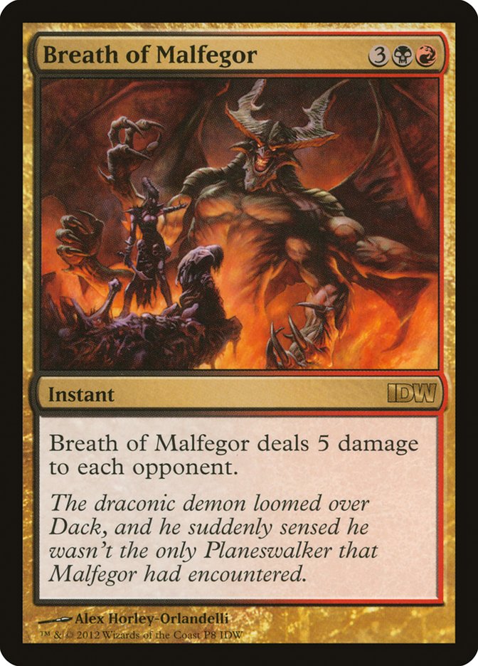 Breath of Malfegor [IDW Comics 2012] Magic: The Gathering