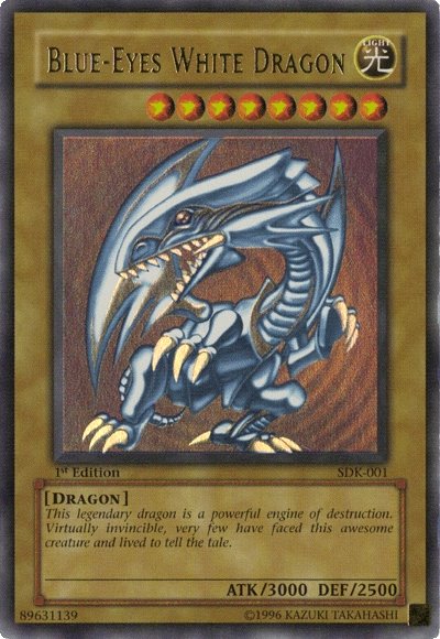 Blue-Eyes White Dragon [SDK-001] Ultra Rare Yu-Gi-Oh!