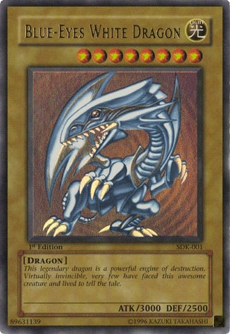 Blue-Eyes White Dragon [SDK-001] Ultra Rare Yu-Gi-Oh!