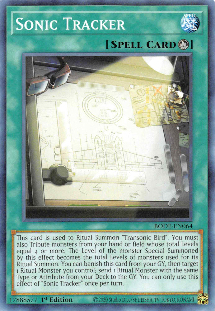 Sonic Tracker [BODE-EN064] Common Yu-Gi-Oh!