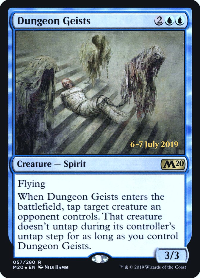 Dungeon Geists [Core Set 2020 Prerelease Promos] Magic: The Gathering