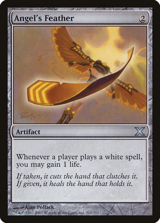 Angel's Feather [Tenth Edition] Magic: The Gathering