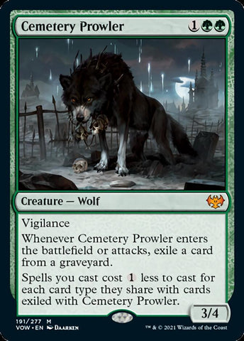 Cemetery Prowler [Innistrad: Crimson Vow] Magic: The Gathering