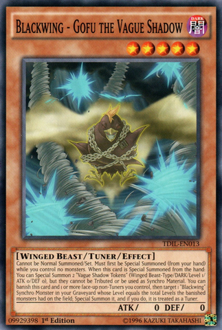 Blackwing - Gofu the Vague Shadow [TDIL-EN013] Common Yu-Gi-Oh!