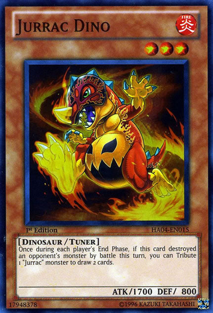 Jurrac Dino [HA04-EN015] Super Rare Yu-Gi-Oh!