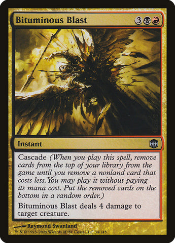 Bituminous Blast [Alara Reborn] Magic: The Gathering
