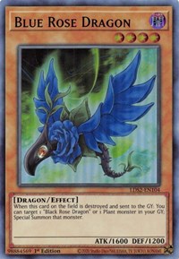 Blue Rose Dragon (Purple) [LDS2-EN104] Ultra Rare Yu-Gi-Oh!