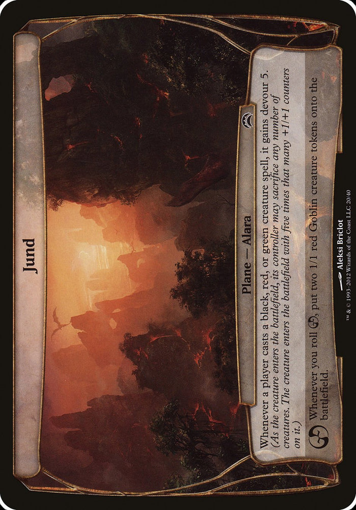 Jund (Planes) [Planechase 2012 Planes] Magic: The Gathering
