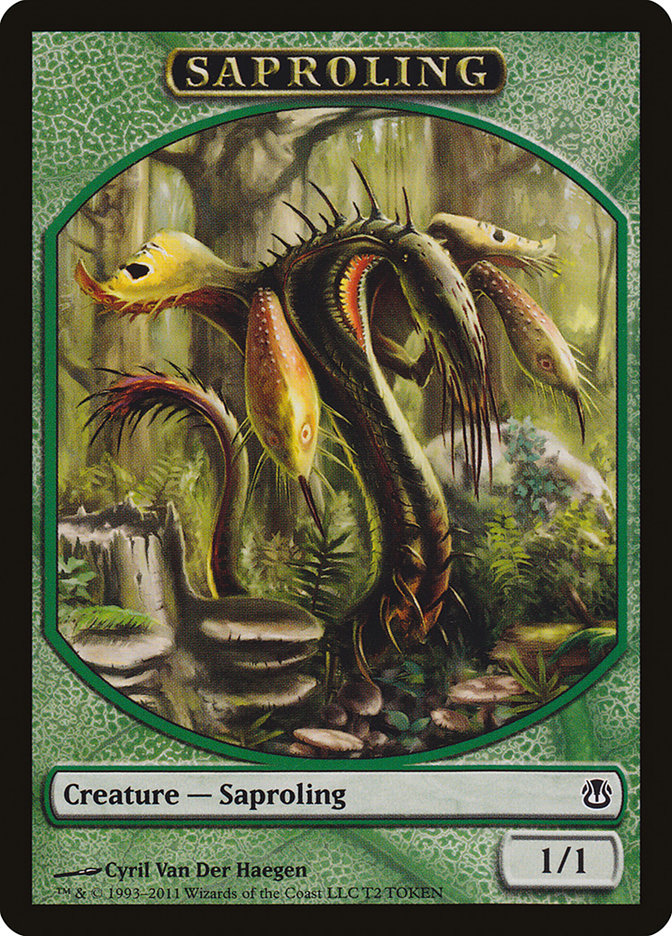 Saproling Token [Duel Decks: Ajani vs. Nicol Bolas Tokens] Magic: The Gathering