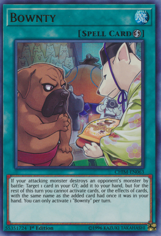 Bownty [CHIM-EN063] Ultra Rare Yu-Gi-Oh!