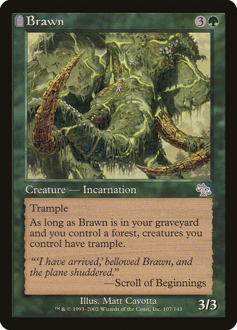 Brawn [Judgment] Magic: The Gathering