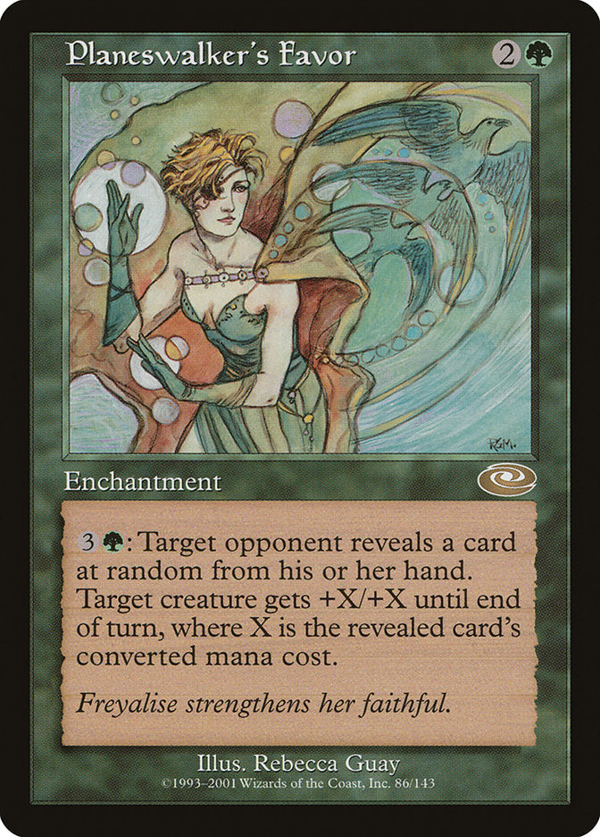 Planeswalker's Favor [Planeshift] Magic: The Gathering
