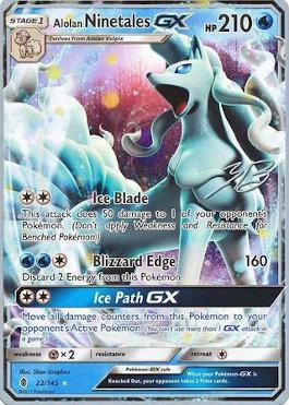 Alolan Ninetales GX (22/145) (Ice Path FTW - Zachary Bokhari) [World Championships 2017] Pokémon