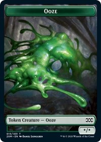 Ooze // Tuktuk the Returned Double-Sided Token [Double Masters Tokens] Magic: The Gathering
