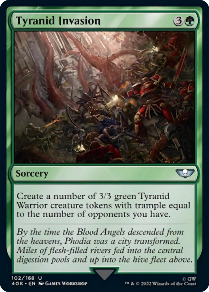 Tyranid Invasion (Surge Foil) [Warhammer 40,000] Magic: The Gathering