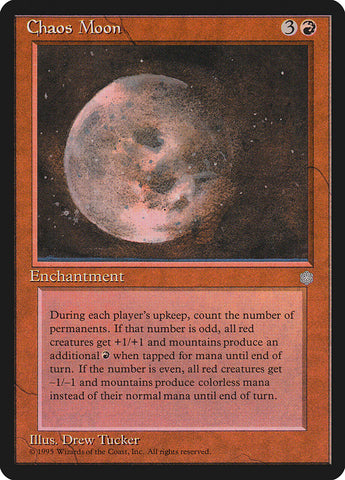 Chaos Moon [Ice Age] Magic: The Gathering