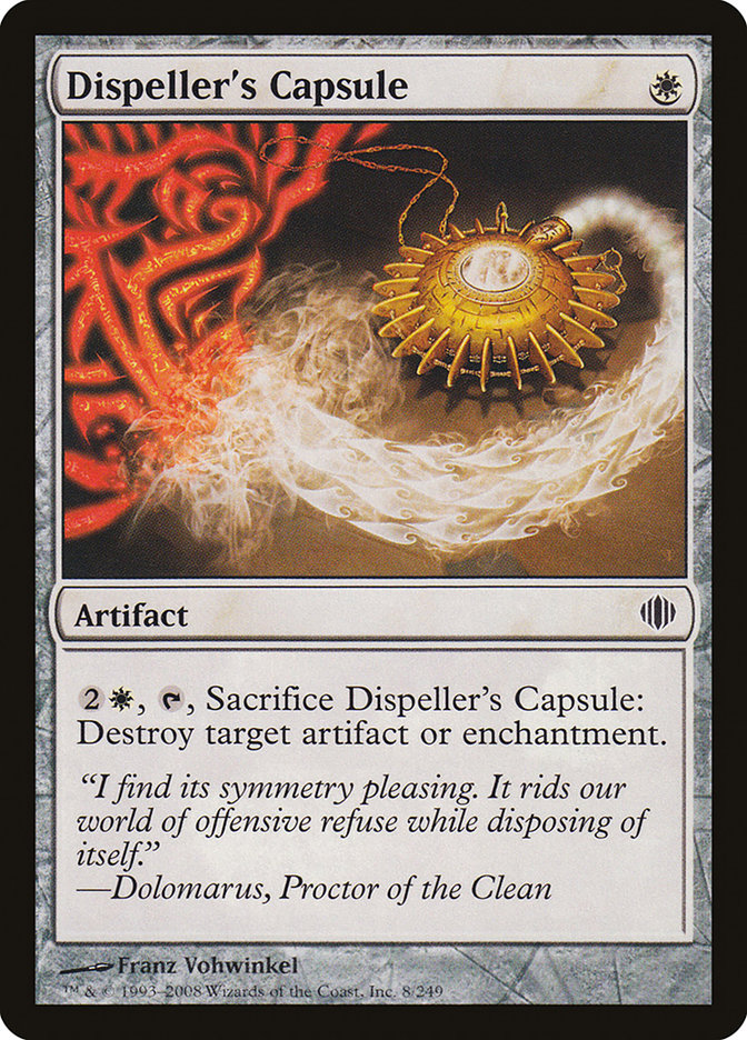 Dispeller's Capsule [Shards of Alara] Magic: The Gathering