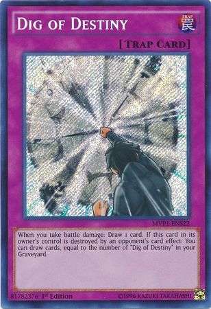 Dig of Destiny [MVP1-ENS22] Secret Rare Yu-Gi-Oh!