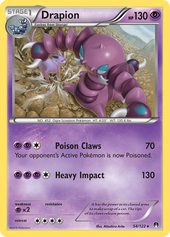 Drapion (54/122) [XY: BREAKpoint] Pokémon