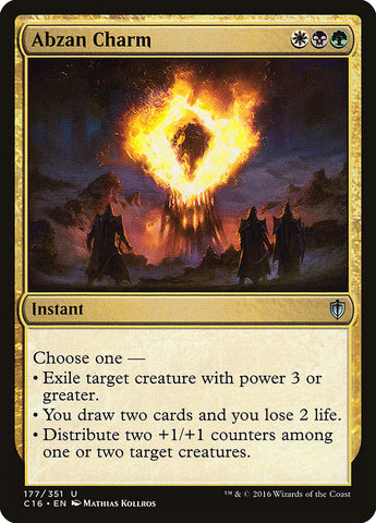 Abzan Charm [Commander 2016] Magic: The Gathering