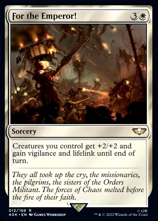 For the Emperor! [Warhammer 40,000] Magic: The Gathering