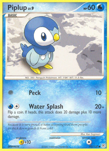 Piplup (93/130) [Diamond & Pearl: Base Set] Pokémon
