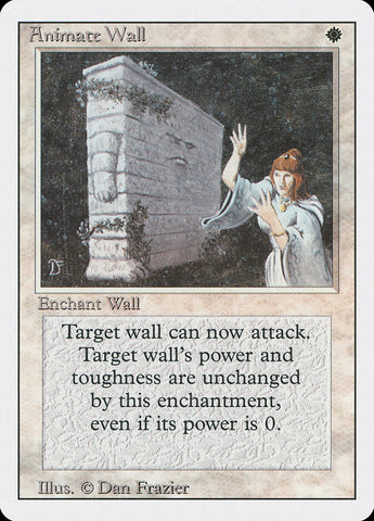 Animate Wall [Revised Edition] Magic: The Gathering