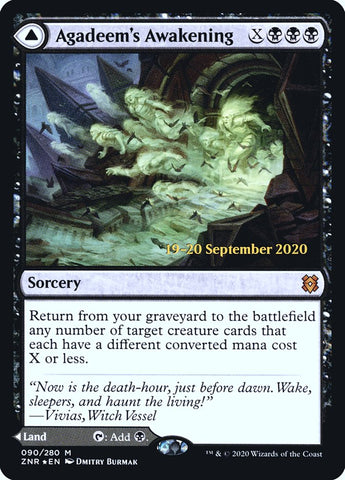 Agadeem's Awakening // Agadeem, the Undercrypt [Zendikar Rising Prerelease Promos] Magic: The Gathering