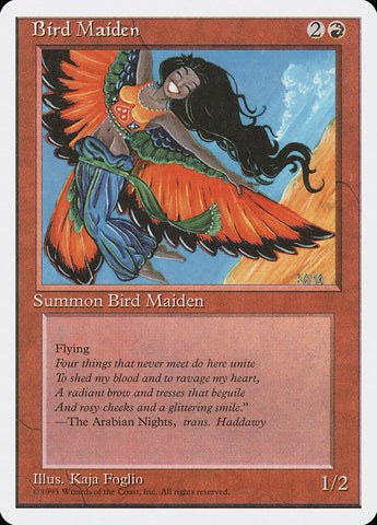 Bird Maiden [Fourth Edition] Magic: The Gathering