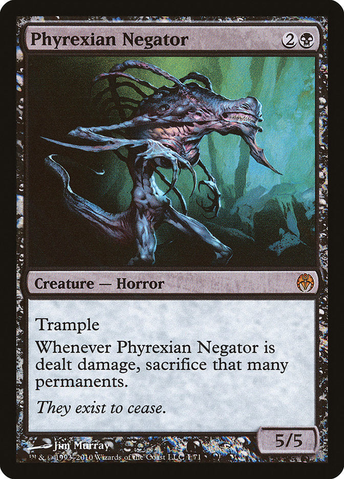 Phyrexian Negator [Duel Decks: Phyrexia vs. the Coalition] Magic: The Gathering